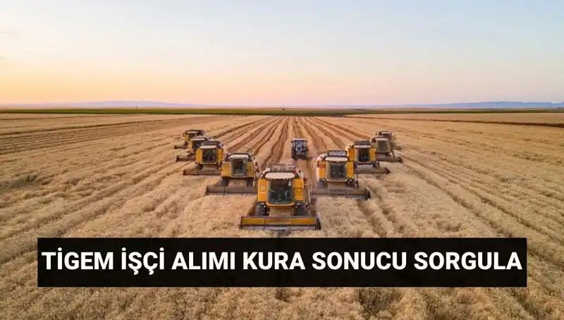 TİGEM 306 İşçi Alımı Mülakatları İçin Kura Sonuçları Açıklandı!
