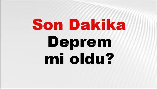 Kütahya'da Deprem Gerginliği: Son Dakika Gelişmeleri