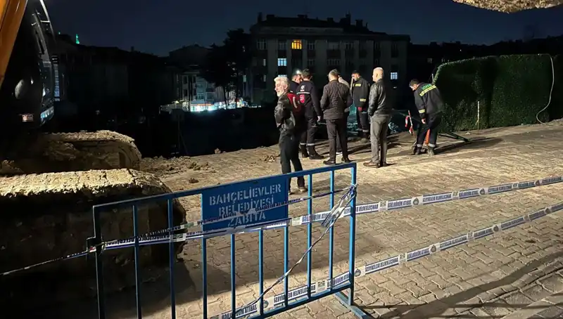 İstanbul’da İnşaat Alanında Şok Edici Yol Çökmesi: Soru İşaretleri Artıyor