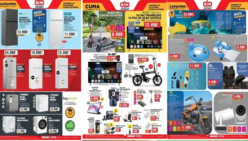 BİM 8-11 Temmuz Aktüel Kataloğu ile Alışveriş Keyfini Zirveye Taşıyın