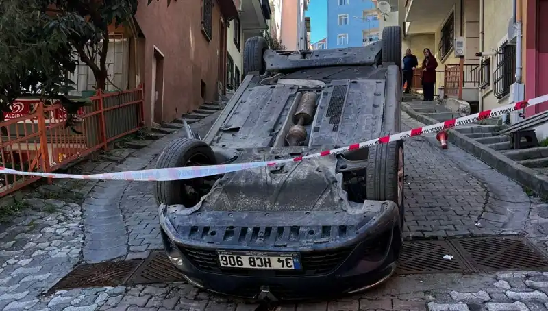 El Freni Çekilmeyen Otomobilin Takla Atma Anı: Şok Edici Görüntüler!