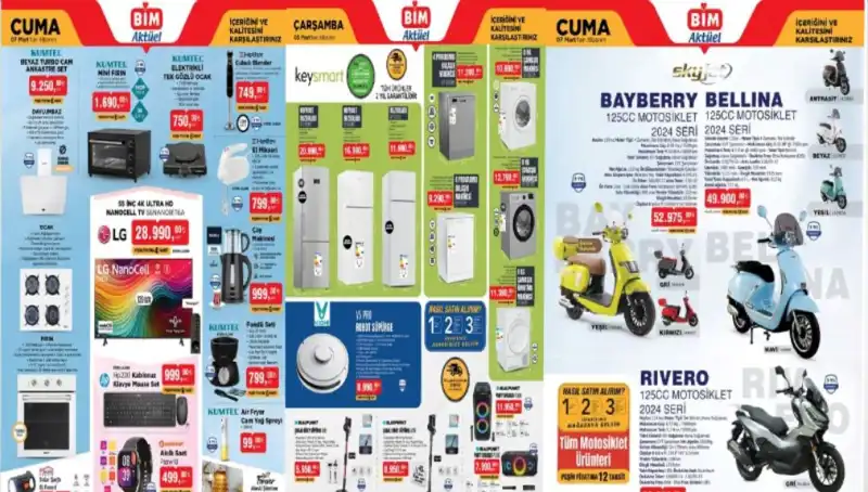 BİM'de Fırsatlarla Dolu Günler: 4-7 Mart Aktüel Ürünler Kataloğu