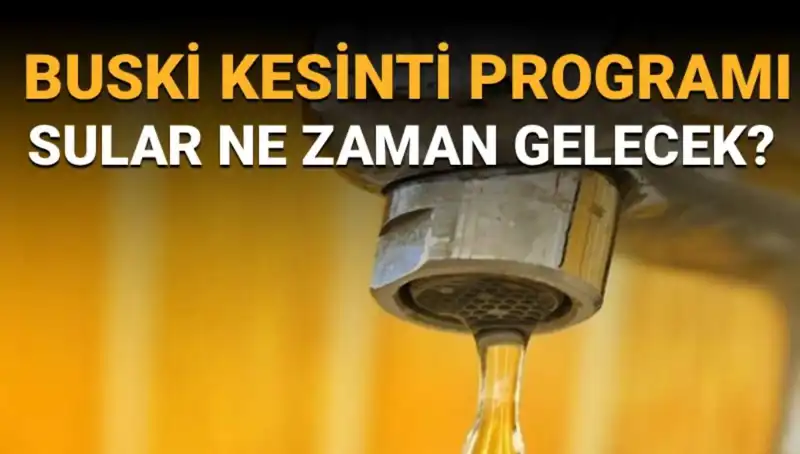 Bursa Nilüfer'de Su Kesintisi Programı: Sular Ne Zaman Dönecek?