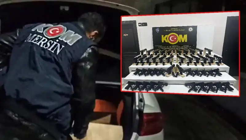 Mersin'de Ele Geçirilen Araç: Silah Deposunun Gizemi Ortaya Çıktı!
