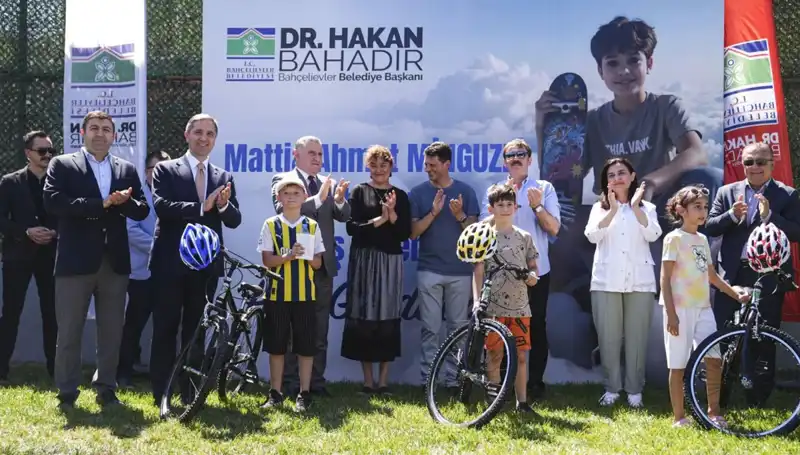 Bahçelievler'de Gençlerin Yeni Mıknatısı: Mattia Ahmet Minguzzi Skate Parkı Açıldı