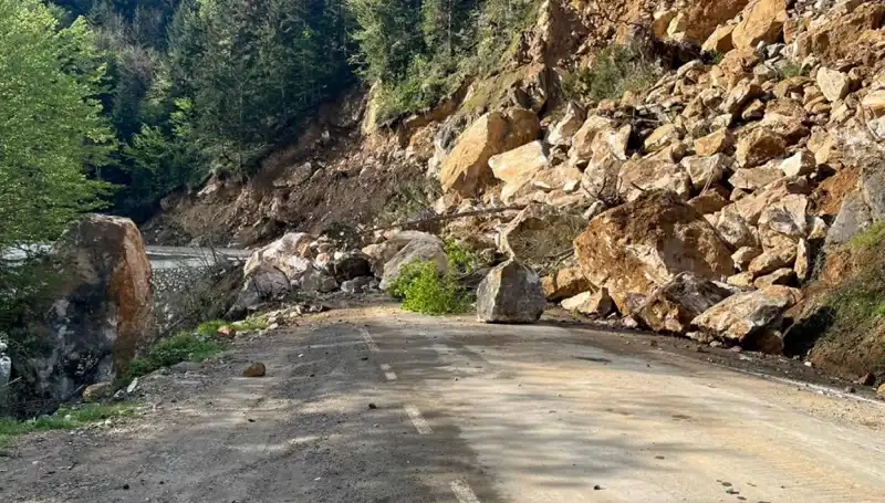 Giresun'da Büyük Heyelan: Yol Ulaşımı Kesildi, Ekipler Seferber Oldu!