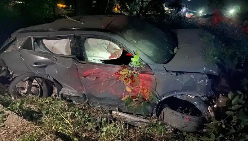 Alkollü Sürücünün Takla Attığı Feci Kaza: Araç Hurda Yığınına Dönüştü
